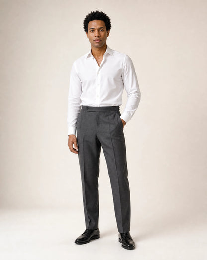 Maßhemd Business in weiß aus Twill