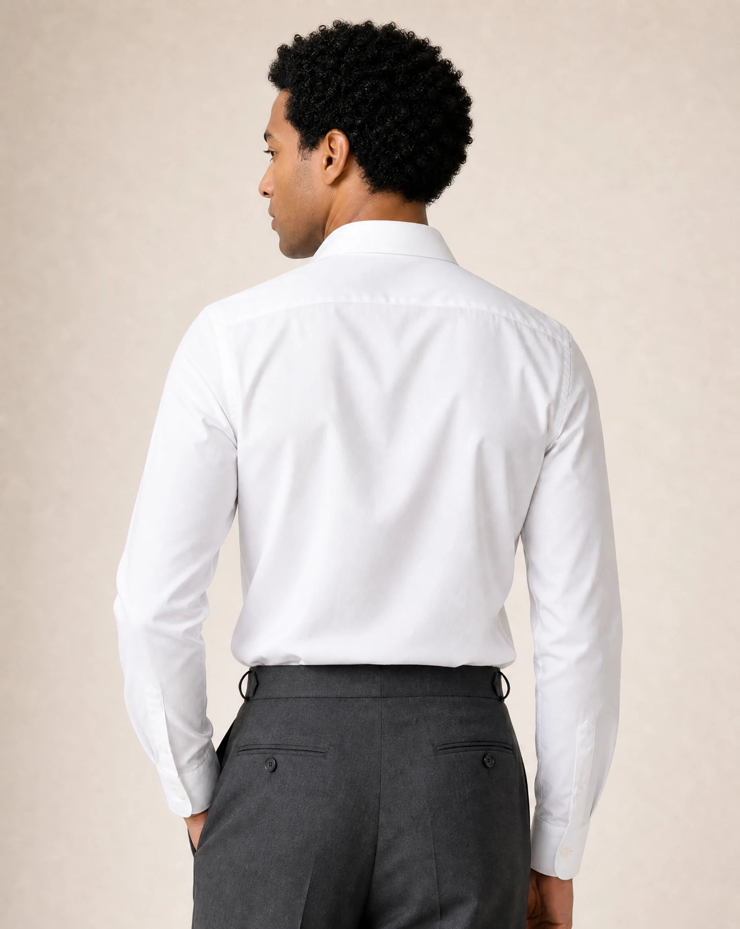 Maßhemd Business in weiß aus Twill